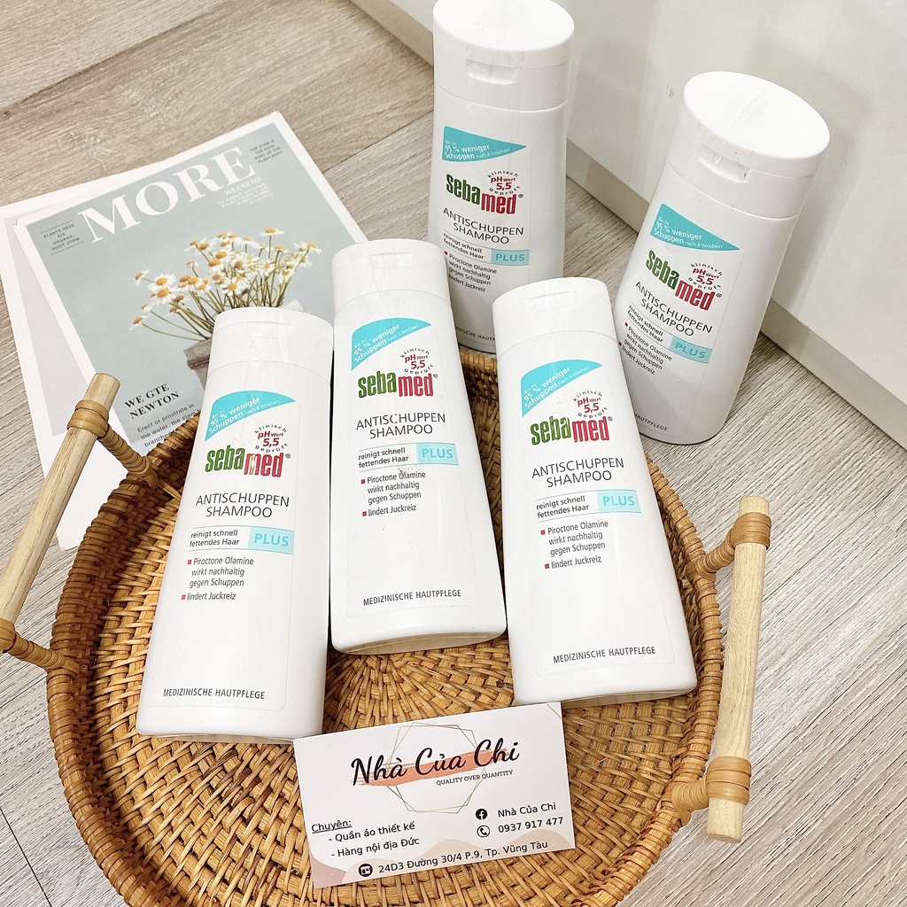 DẦU GỘI CHO TÓC GÀU SEBAMED PLUS - Chuẩn nội địa Đức 🇩🇪