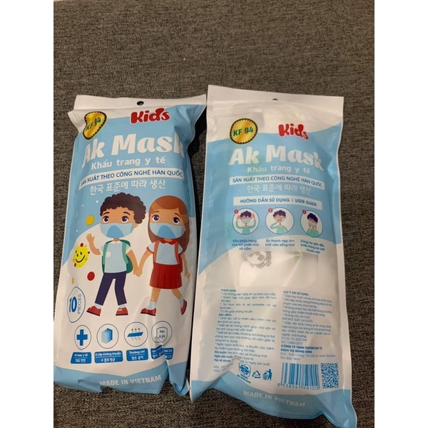( Set 50c ) KT KF94 Mask 4D Cho Bé, Mua Nhiều Giảm Giá