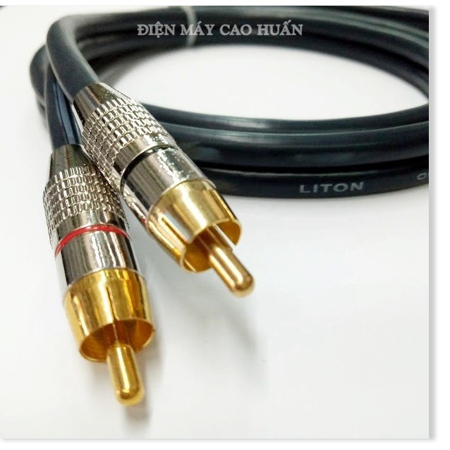 Dây av liton thuần đồng 1m - dây audio - Cáp tin hiệu âm thanh