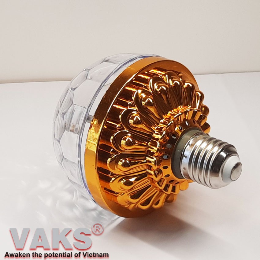 Đèn quẩy led xoay 360 độ, 7 màu LED3-6W, E27, 220V - trang trí sân khấu, karaoke, bar,...