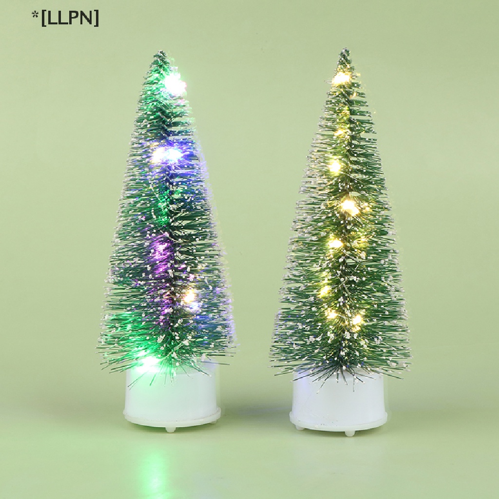 Cây Thông Noel Có Đèn LED Phát Sáng Trang Trí Nhà Búp Bê Tỉ Lệ 1: 12