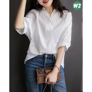 Áo sơ mi trắng công sở sang trọng - White2