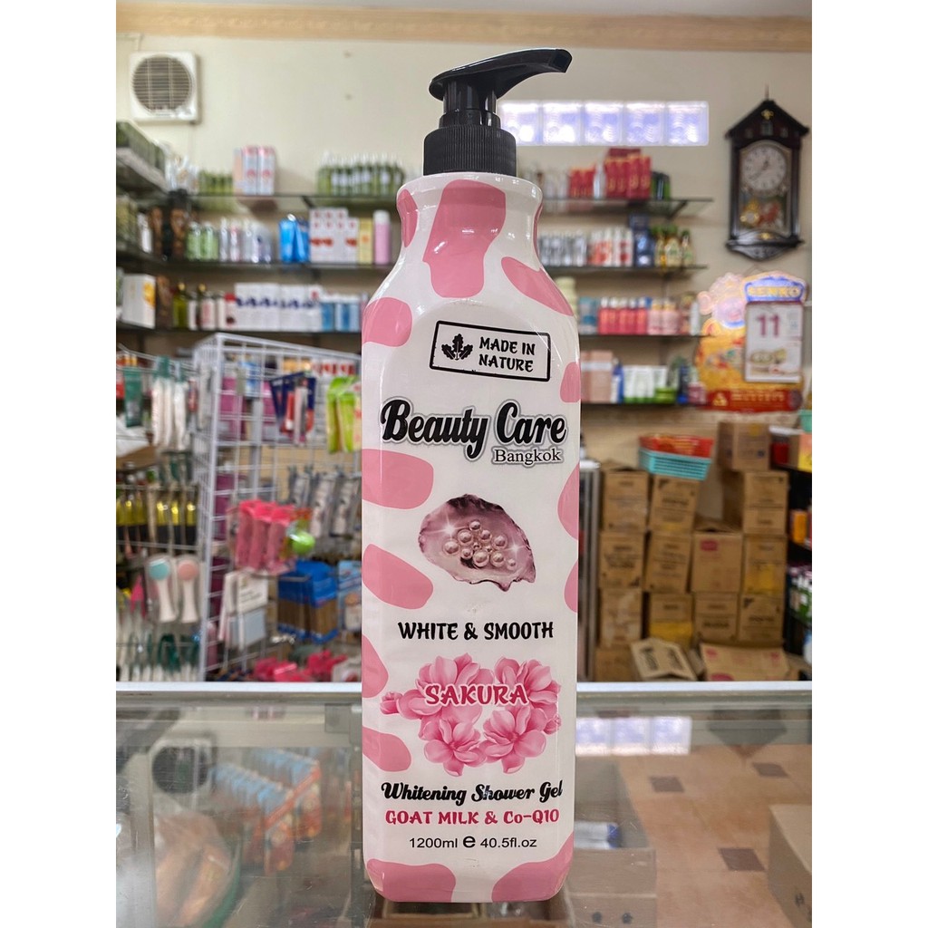 [CHAI VUÔNG] Sữa Tắm Beauty Care Bangkok White & Smooth Milk 1200ml | BigBuy360 - bigbuy360.vn