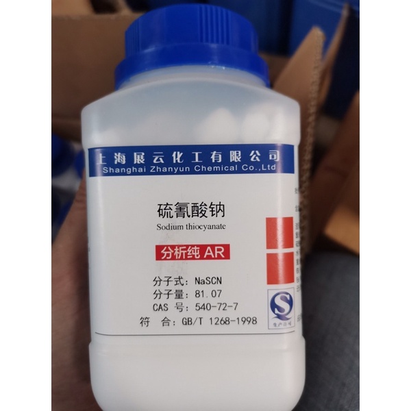 Hóa chất Sodium thiocyanate natri thiocynat CAS 540-72-7 NaSCN lọ 500g