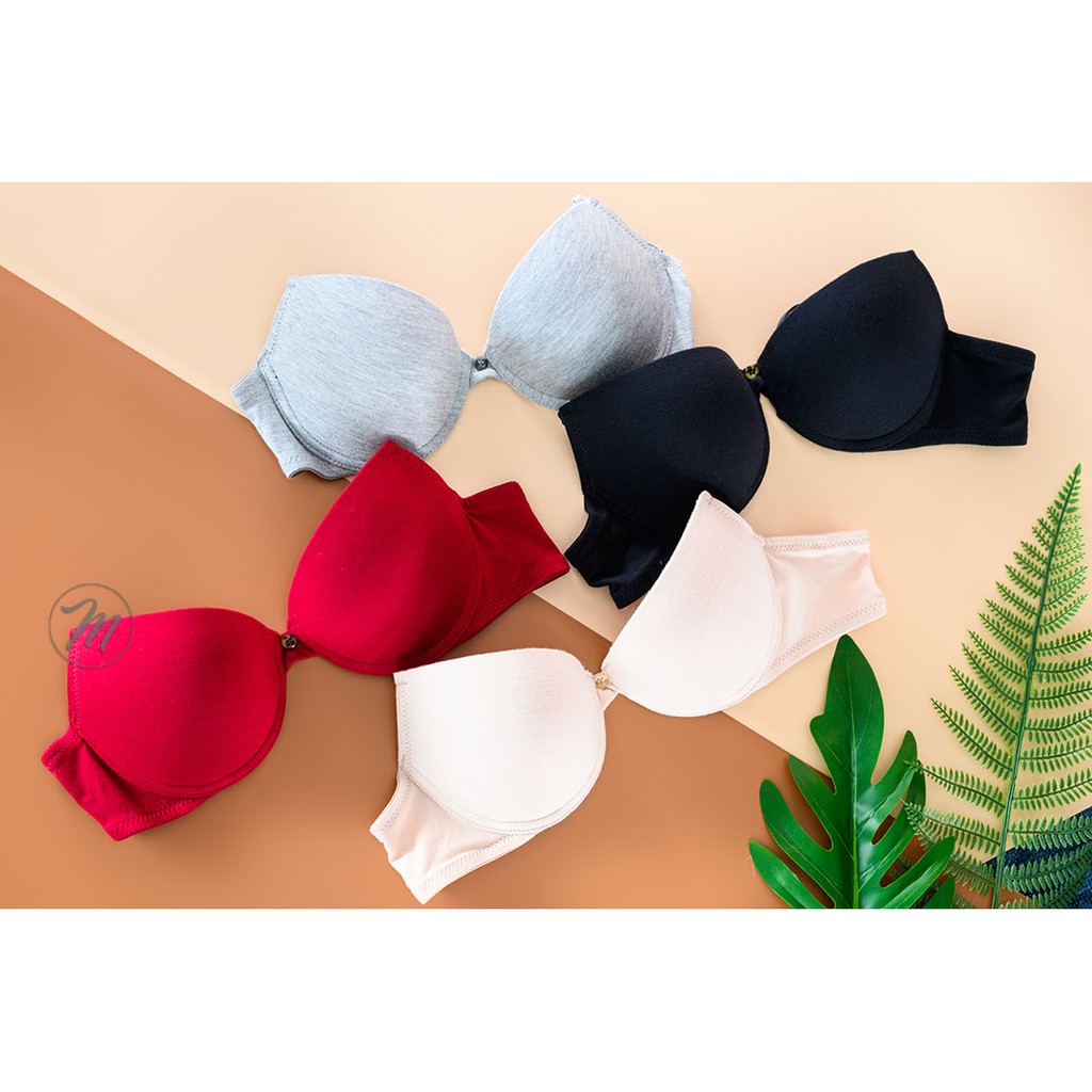 Áo Lót Nữ Mút Mỏng Có Gọng Nâng Ngực Vải Bamboo Kháng Khuẩn Mây Mimosa (Mustoto MA17) | BigBuy360 - bigbuy360.vn