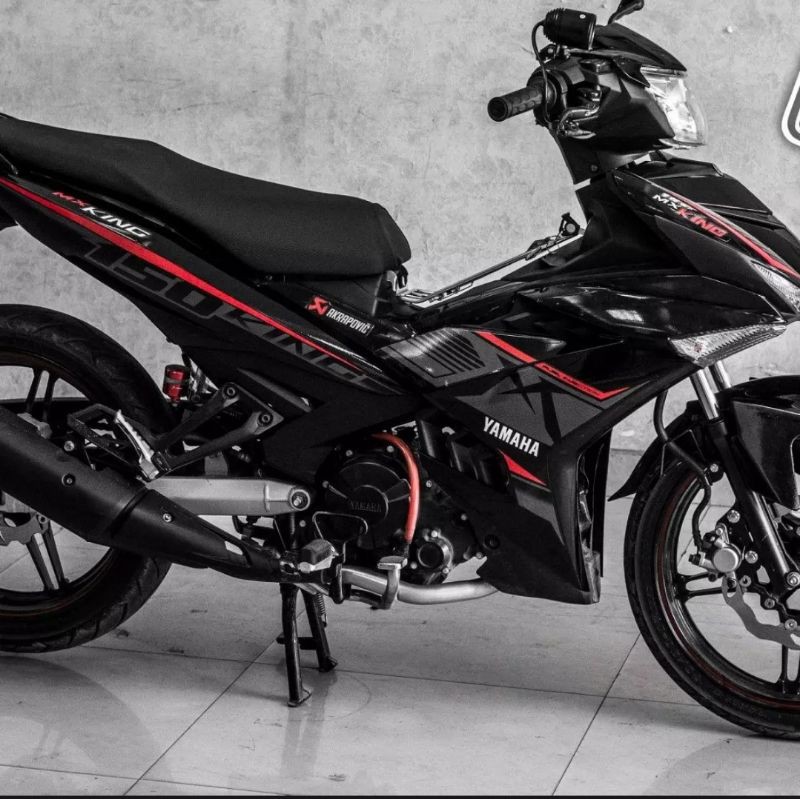 tem rời exciter 150 đen phối đỏ - decal huyentran