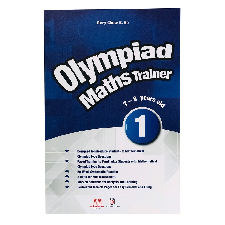 Sách olympiad maths trainer 1,2,3 - Á Châu books ( Tiếng Anh )