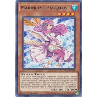 Thẻ bài Yugioh - TCG - Marincess Pascalus / MP21-EN038'