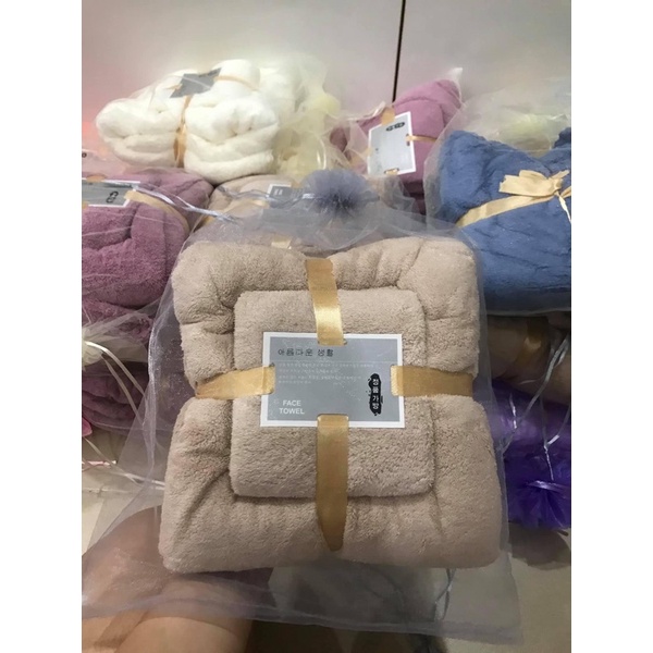 Set khăn tắm siêu mịn
