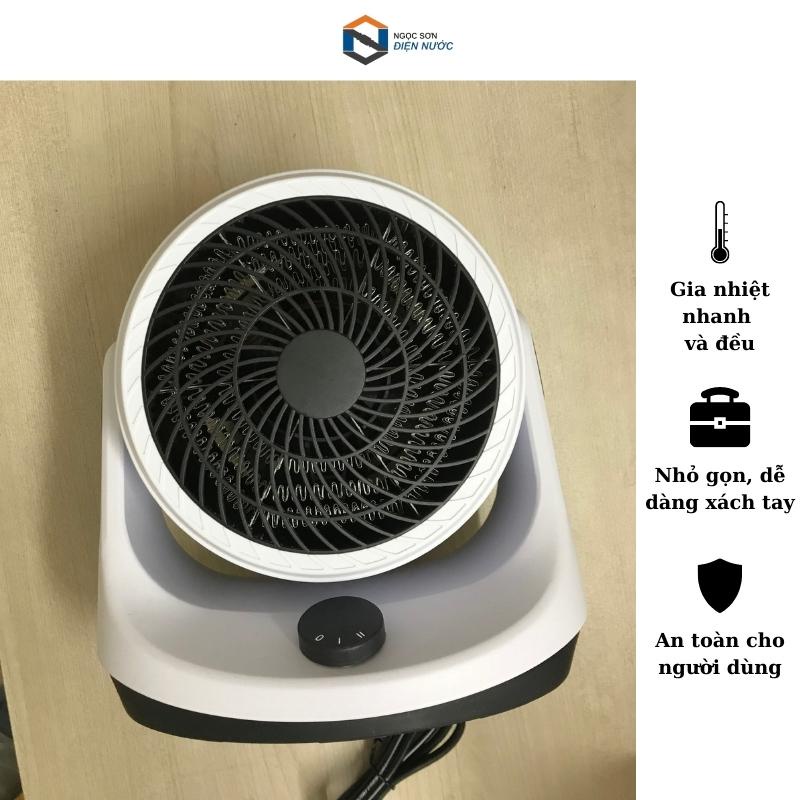 Quạt Sưởi Mini Công Suất Lớn Máy Sưởi Tiết Kiệm Điện Đa Năng