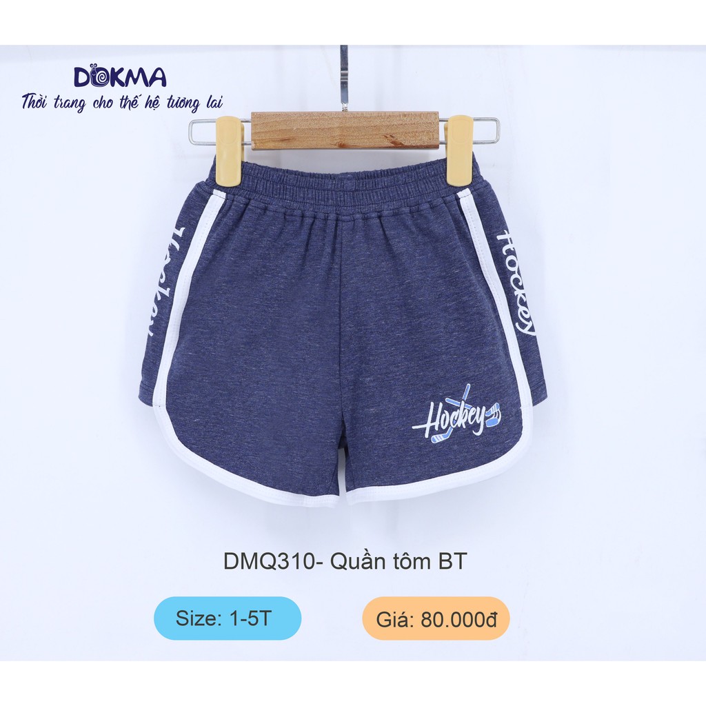 [FREESHIP] Quần cộc bé trai 1-5 tuổi chất liệu cotton Dokma DMQ310