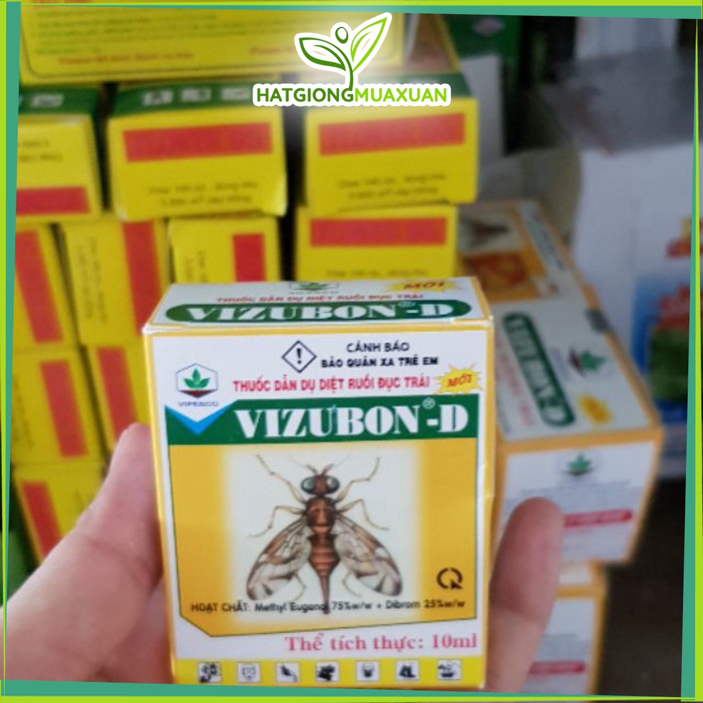 [HOT] Thuốc dẫn dụ diệt ruồi vàng 1 hộp Vizubon-D c/lượng, hg C/ty.
