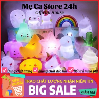 Đèn ngủ led hình thú dễ thương cho bé yêu/đám mây hồng/Ngựa Unicorn/T-Rex /Thỏ Trắng/Khủng Long Xanh-Mẹ Ca Store 24h