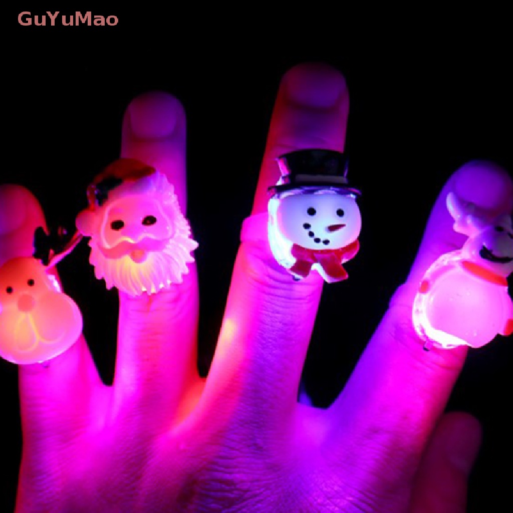 Set 10 Nhẫn Đeo Tay Phát Sáng Trong Đêm Chủ Đề Halloween