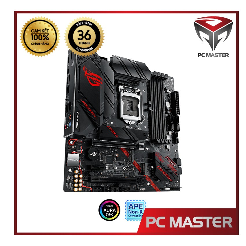 Mainboard ASUS ROG STRIX B460-G GAMING (Intel B460, LGA 1200, M-ATX, 4 Khe Cắm Ram DDR4)