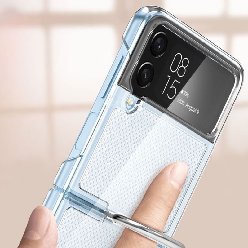 Ốp lưng Galaxy Z Flip 4 Likgus trong suốt có ring