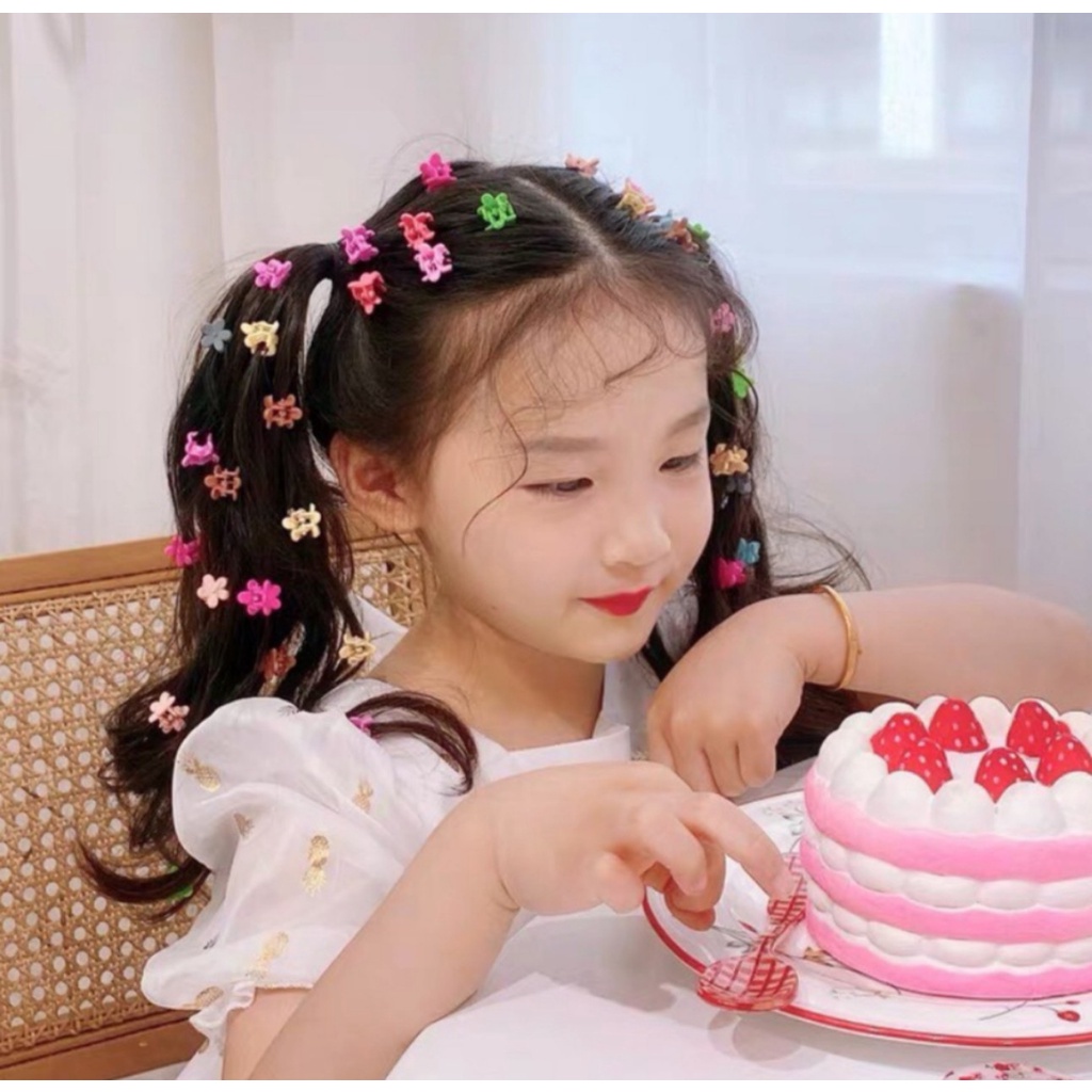 Kẹp Tóc Càng Cua Mini Nhiều Màu Cho Bé Gái Nhiều Màu Đáng Yêu