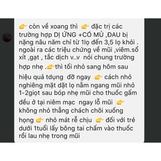 Dung dịch xịt xoang mũi nhất an