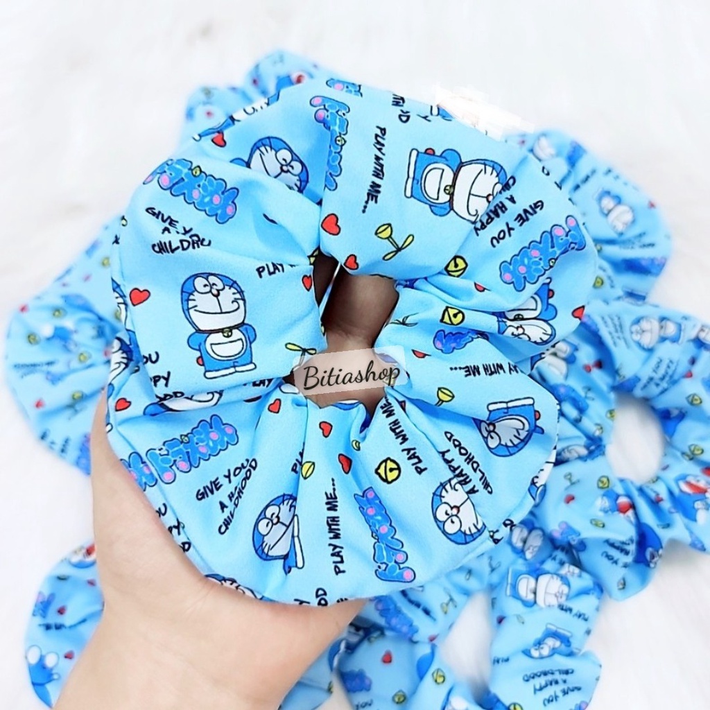 CỘT TÓC SCRUNCHIES DOREMON DỄ THƯƠNG