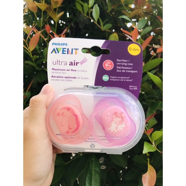 CHÍNH HÃNG 100%⚡️Ti giả chỉnh nha chống vâu Avent Ultra Air/Ultra Soft cho bé