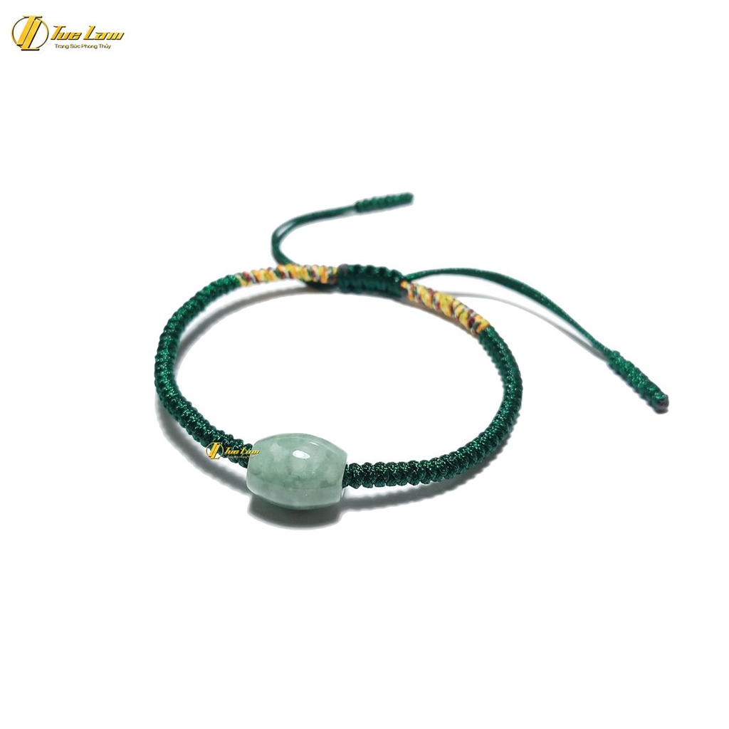 Vòng chỉ may mắn bện handmade lu thống sơn thủy xanh lá cầu tài lộc, trợ công danh - Tuệ Lâm