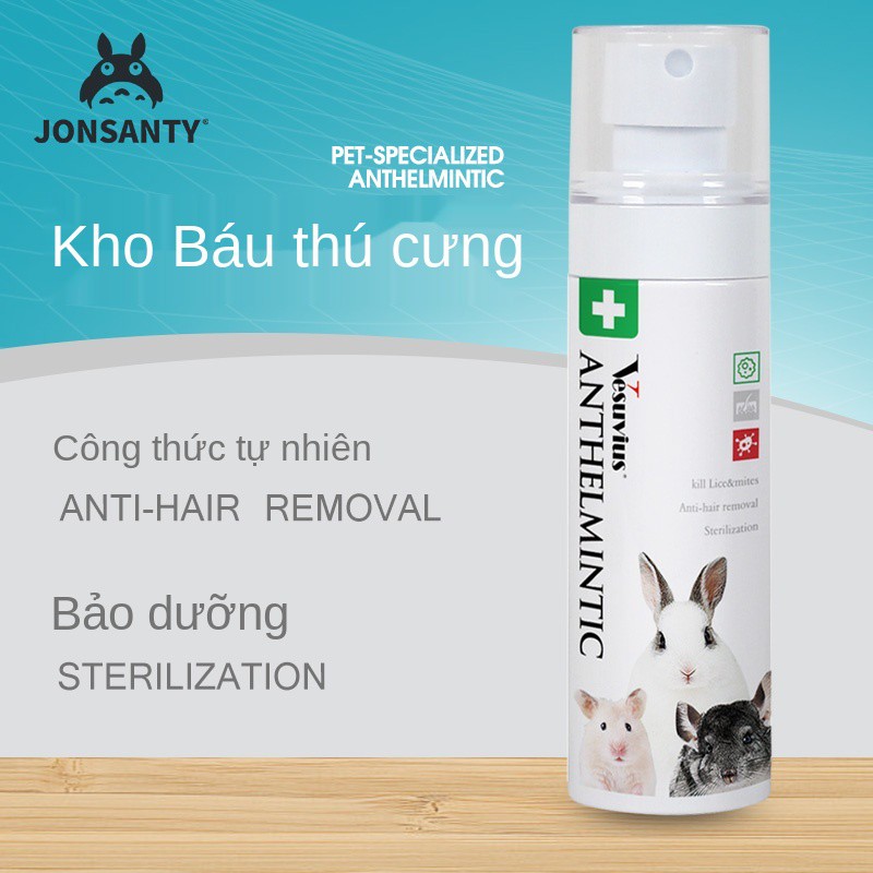 ◈∋✑Xịt khử trùng Chong Shangtian Little Hamster Deodorant Spray Pet Products Guinea Pig Rabbit Nước hoa