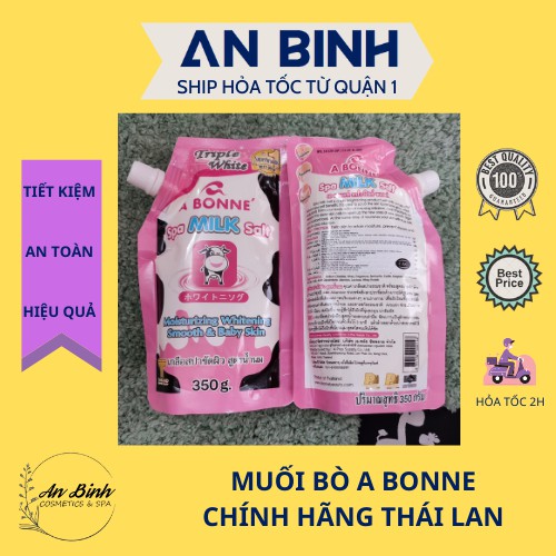 (Q1-HCM) Muối Bò ABonne | Muối Bò Tẩy Da Chết | Muối Bò Hồng Thái Lan Hàng Chính Hãng