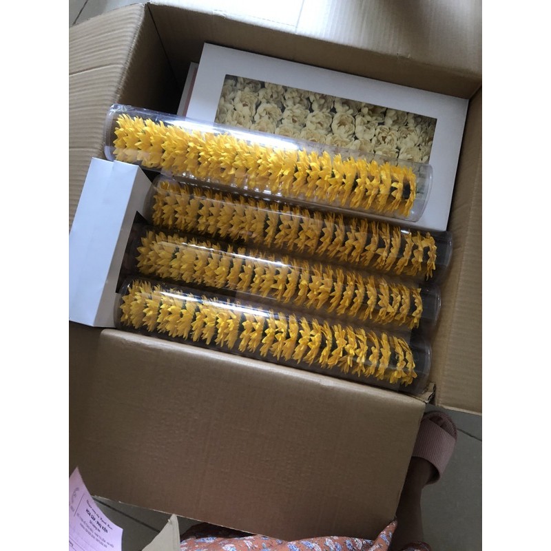 Hoa sáp hướng dương ống 25 bông