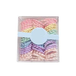 Set 100 Dây Thun Cột Tóc Màu Kẹo Dễ Thương