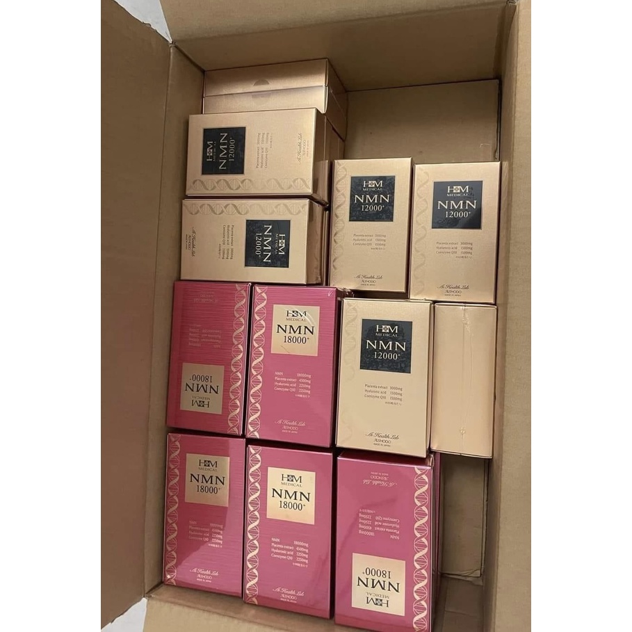 Viên uống hỗ trợ trẻ hoá, đảo ngược lão hoá NMN 12000, NMN 18000