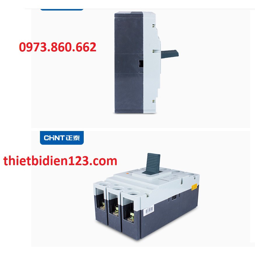 Aptomat khối CHINT MCCB 3P 200A, 250A