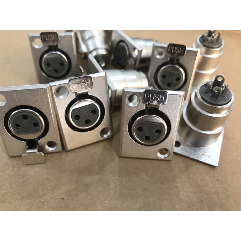 Jack âm canon Đực Cái XLR chuẩn Stereo