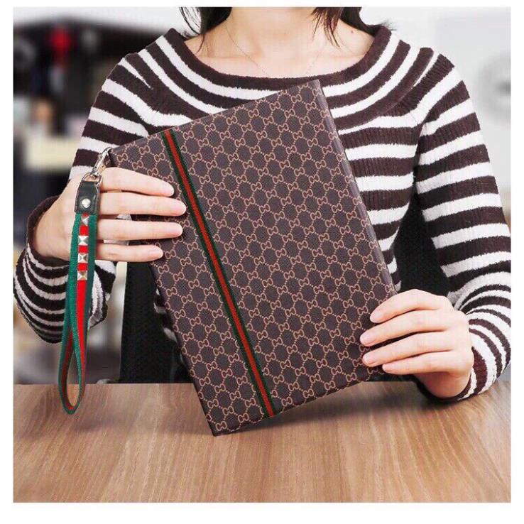CHÍNH HÃNG_THANH LÝ  Bao da ốp lưng 2 mặt ipad KAKU hoạ tiết cao cấp Gu_cci MINI 1 2 3 4 KÈM DÂY ĐEO NGẮN VÀ DÀI