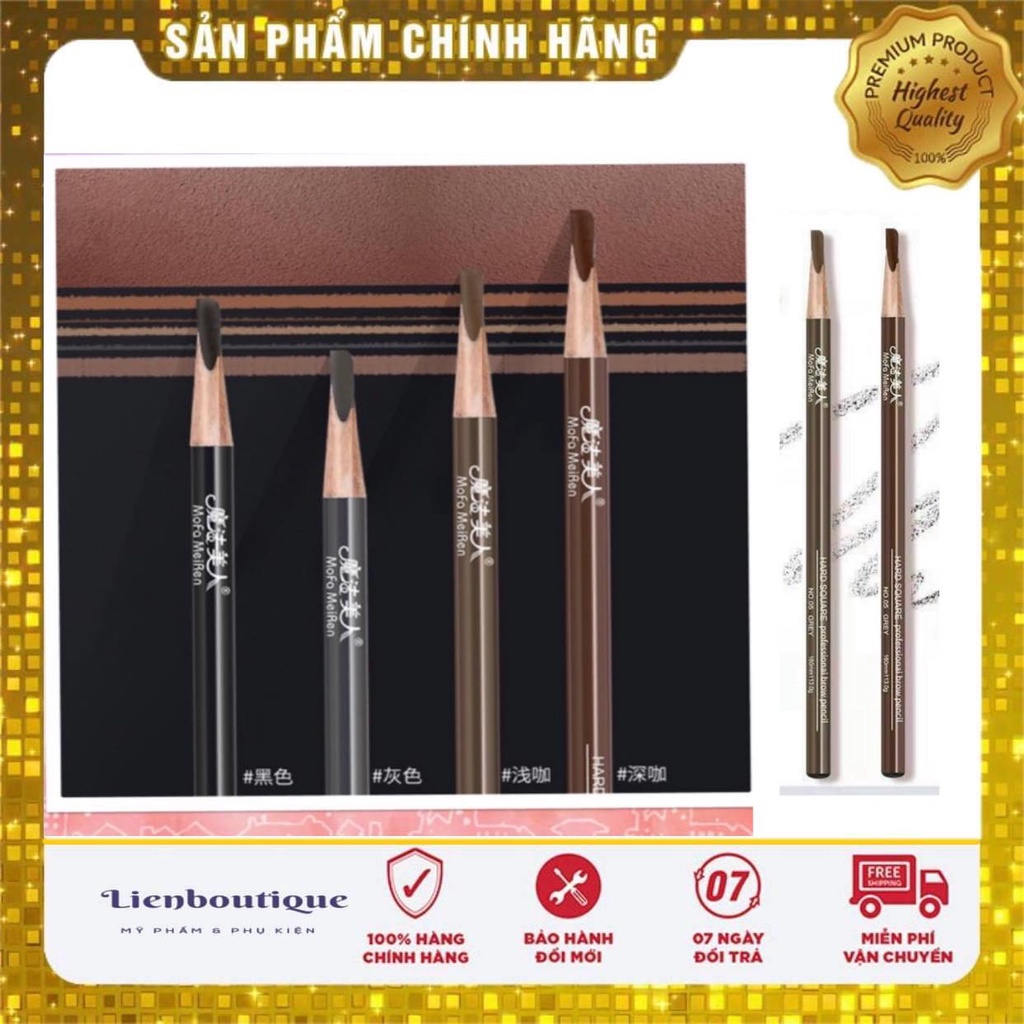 [SẴN] RẺ VÔ ĐỊCH Chì xé kẻ lông mày COLOURED SOFT COMESTIC  chống thấm nước, chì kẻ mày không trôi