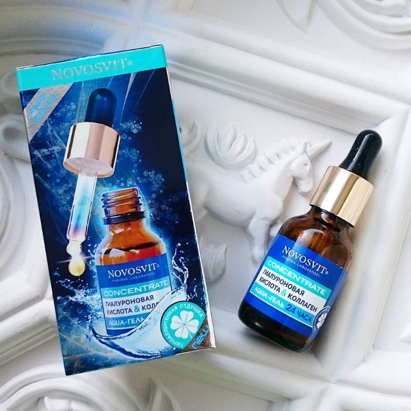 Novosvit xanh - Serum Novosvit collagen dưỡng ẩm giúp da căng mịn
