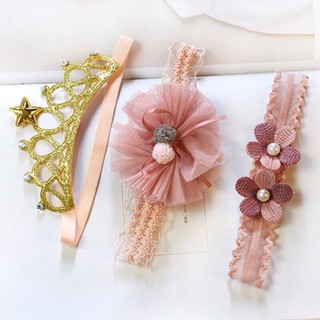 Set 3 băng đô bé gái siêu mềm