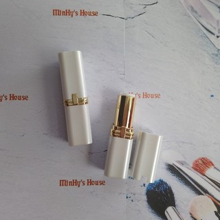 Vỏ son sáp_vuông, trắng cộng_nguyên liệu làm son handmade