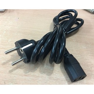 Dây Nguồn 2 Chân Tròn Longwell Cho Máy Tính PC Nồi Cơm Điện 10A 250V 3x0.75mm Dài 1,5M