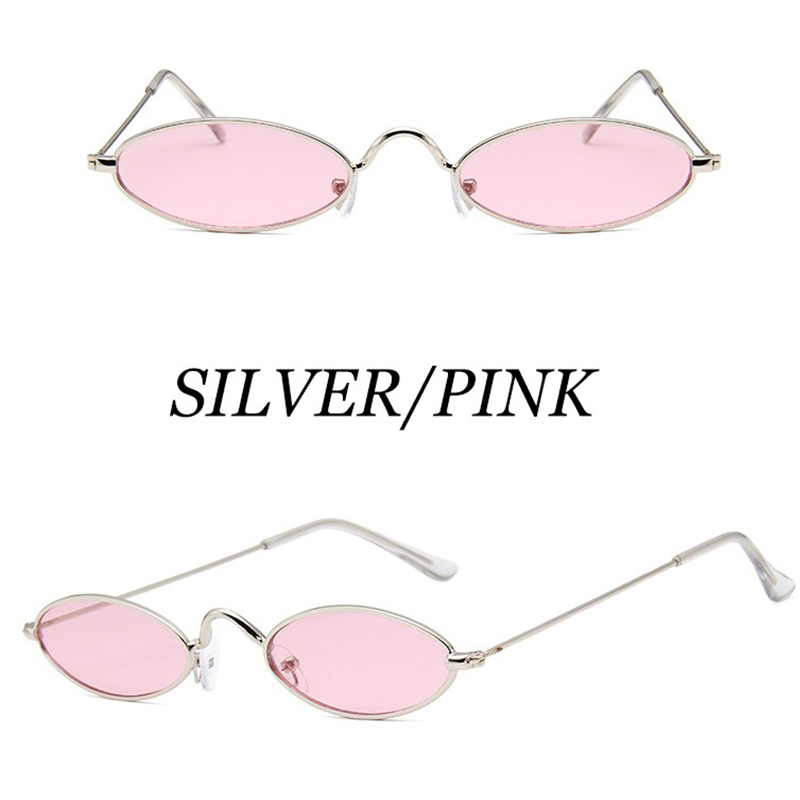 Kính Mát Hình Oval Phong Cách Hip Hop Dành Cho Nữ