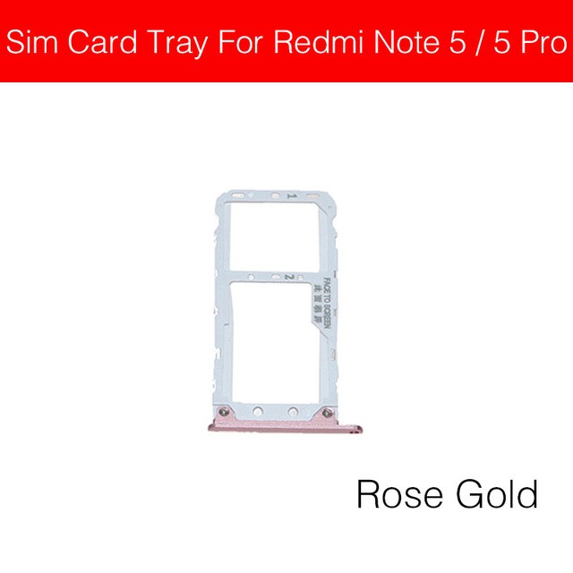 Khay Đựng Sim Thay Thế Cho Xiaomi Redmi Note 5 5a 5 Pro