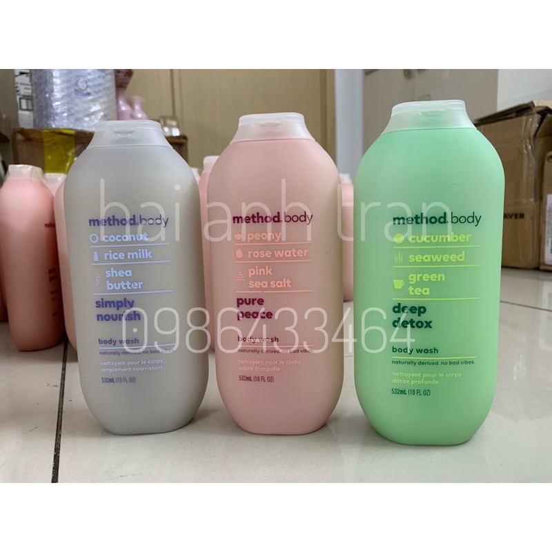 [532ml] Sữa tắm Method Úc