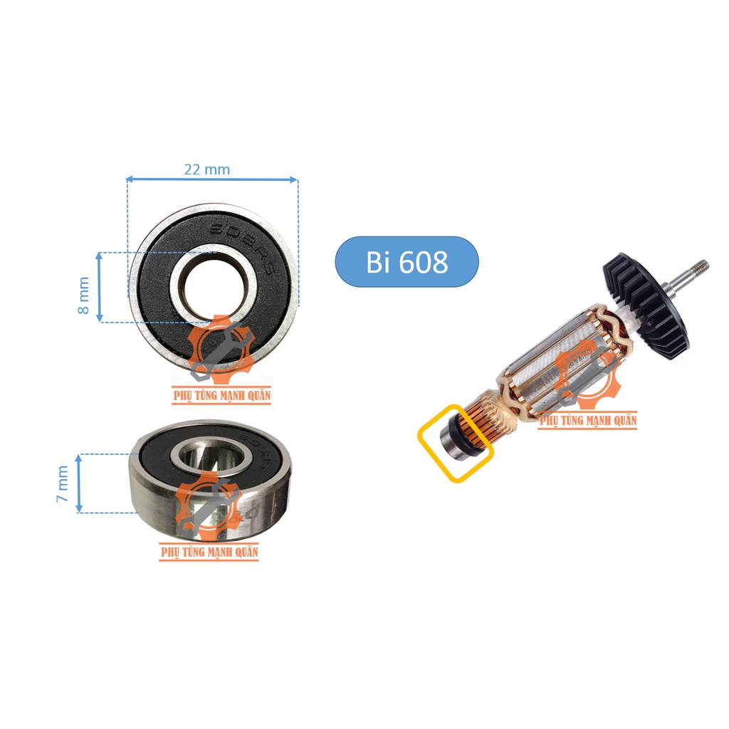 2 vòng bi bạc đạn 606,607,608,609,627,629,,6200,6201,6202,6203,6204,6205,6000,6001,6002,6004 p&d chính hãng