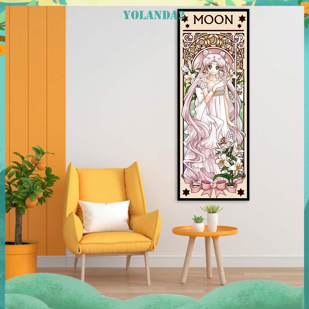 Bộ tranh thêu chữ thập 11CT 30x85cm hình nữ chiến binh trang trí nhà ở