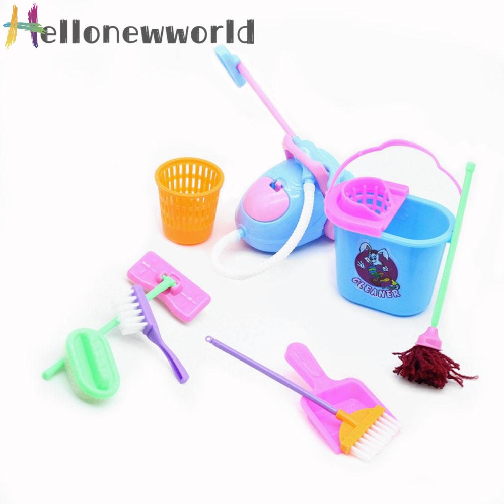 Bộ 9 món đồ chơi lau dọn nhà cửa cho bé