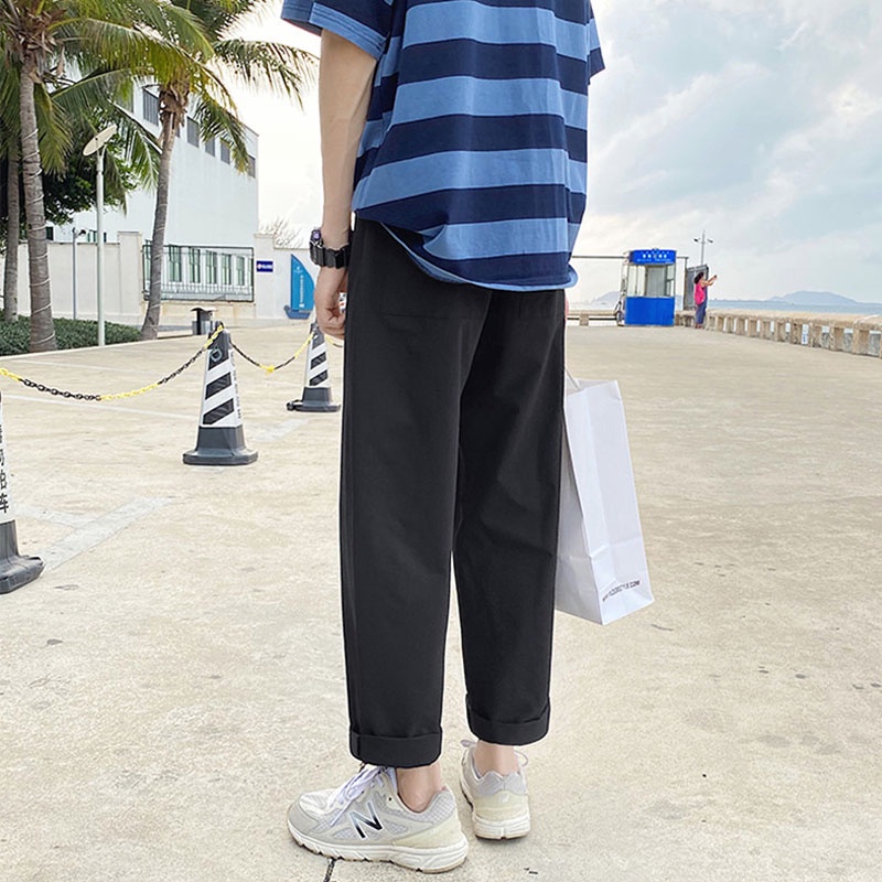 Quần ống rộng Phong Cách Hàn Quốc Dành Cho Nam