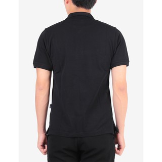 Áo thun nam cá sấu cổ bẻ trơn pious cs005 (đen)