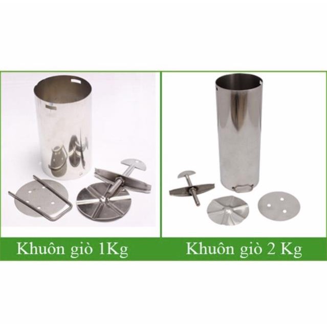 Khuôn làm giò, giò xào inox_1 kg và 2 kg bằng inox 304 giá rẻ nhất