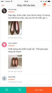 Giày Hm xuất da lộn form chuẩn