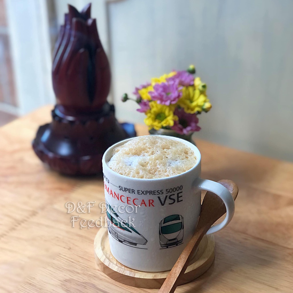 Đế lót ly bằng gỗ, thiết kế hình tròn dùng cho quán cà phê, gỗ tự nhiên thân thiện môi trường.