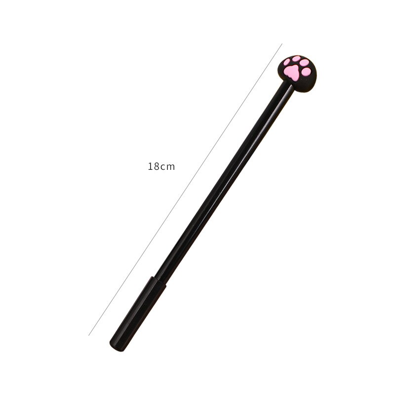 Set 4 Bút Mực Nước Ngòi 0.5mm Tạo Hình Mèo Dễ Thương